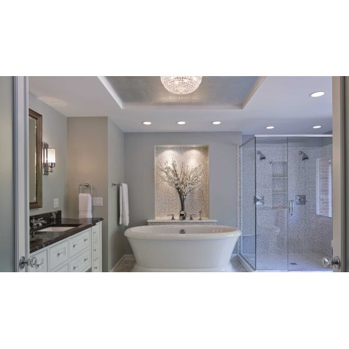 Светильники в ванной комнате: как безопасно расположить свет?