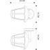 Настенный фонарь уличный светодиодный Enif A6064AL-1BK IP44