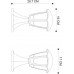 Наземный фонарь светодиодный Enif A6064FN-1BK IP44