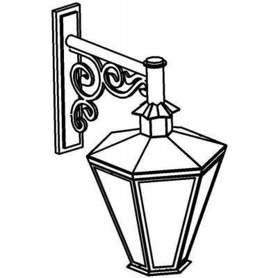 Настенный фонарь уличный Burren 640-12/b-50